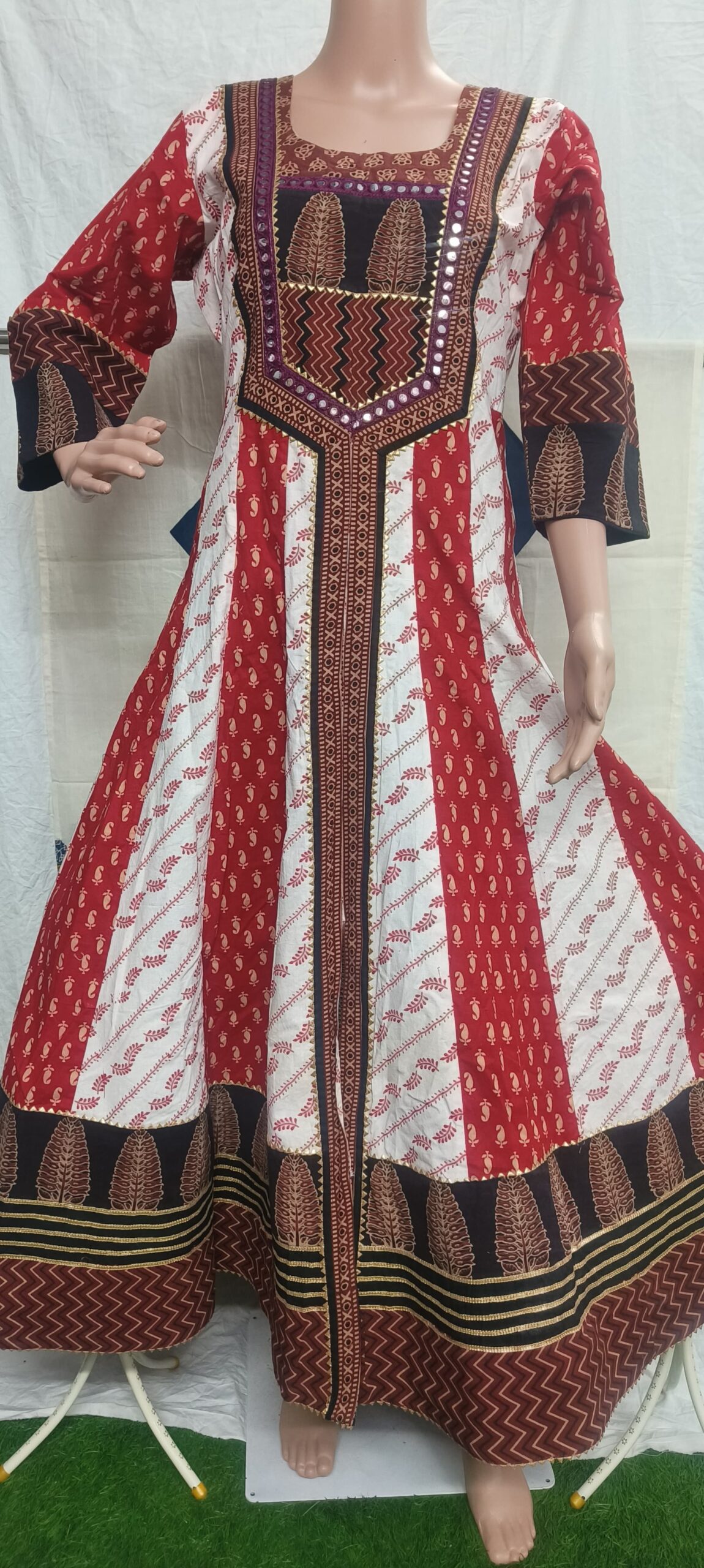 Ajrak print pure cotton