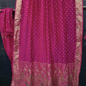 Modal Silk Bandhej Saree