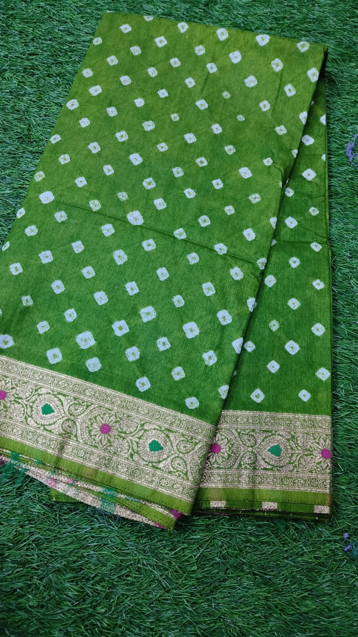 Modal Silk Bandhej Saree