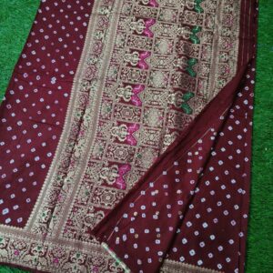 Modal Silk Bandhej Saree