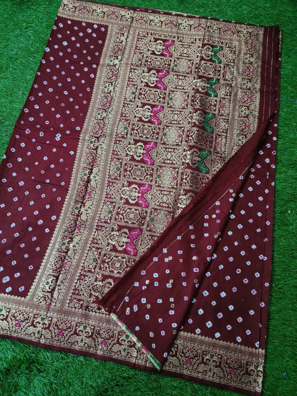 Modal Silk Bandhej Saree