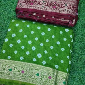 Modal Silk Bandhej Saree